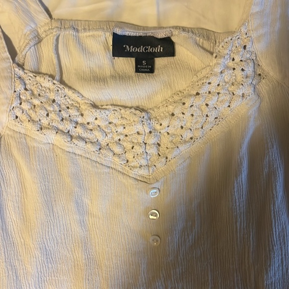 ModCloth white tank. - Picture 3 of 3